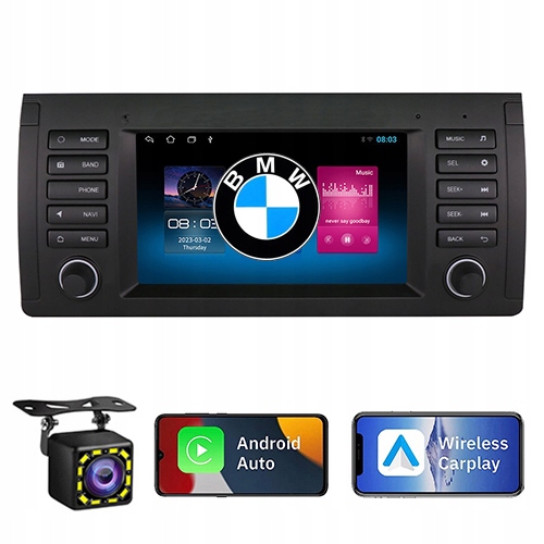 BMW 5 E38 E39 X5 E53 M5 RADIO ANDROID CARPLAY 32GB 