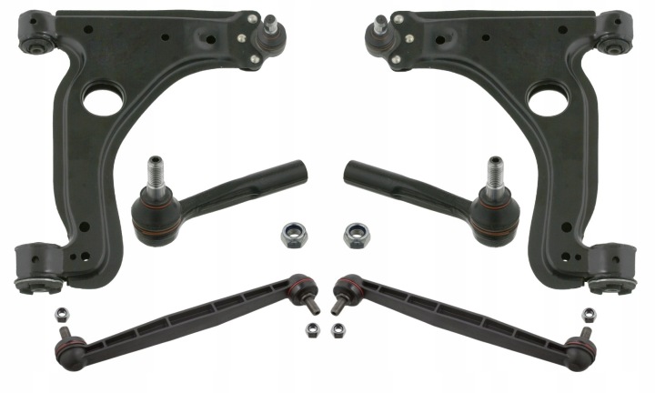 BRAS DE SUSPENSION SUSPENSIONS ROUES AVANT DROIT BAS 18 MM OPEL ASTRA H, ASTRA H GTC,