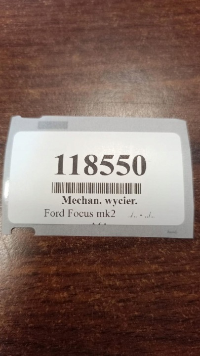 MÉCANISME ESSUIE-GLACES AVANT 3397020850 FORD FOCUS MK2