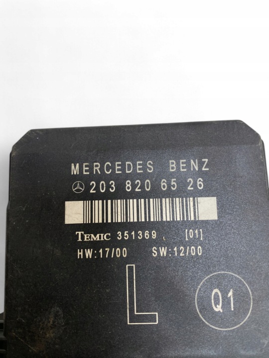MERCEDES-BENZ C W203 2004 CONTRÔLEUR MODULE PORTES