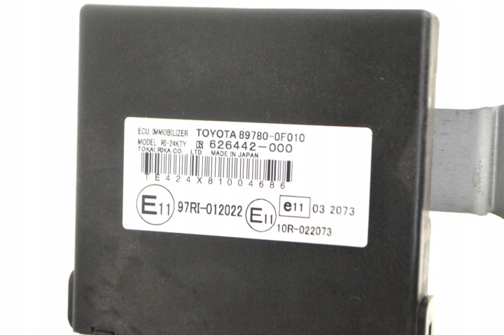 TOYOTA COROLLA VERSO E121 2008 MODULE CONTRÔLEUR IMMOBILISATEUR