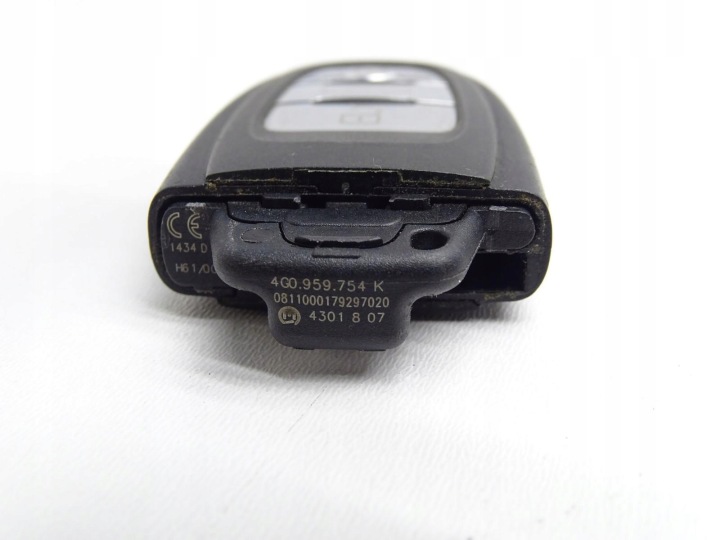 CLÉ CLÉ TÉLÉCOMMANDE INSERT ÉMETTEUR 4G0959754K AUDI A6 C7