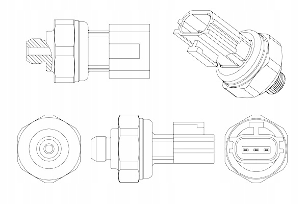 MAHLE CONMUTADOR DE PRESIÓN DE ACONDICIONADOR HYUNDAI ACCENT 3 ACCENT IV 