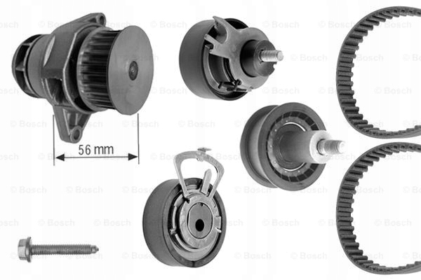 KIT DISTRIBUTION POMPE VW GOLF IV 1.6 16V (1J1)