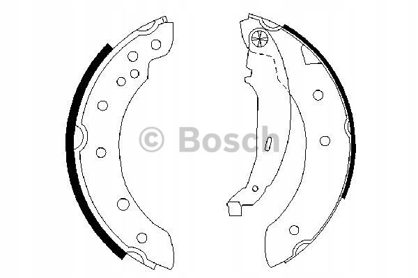 BOSCH 0986487585 ZAPATAS DE TAMBOR DE FRENADO RENAULT LAGUNA 