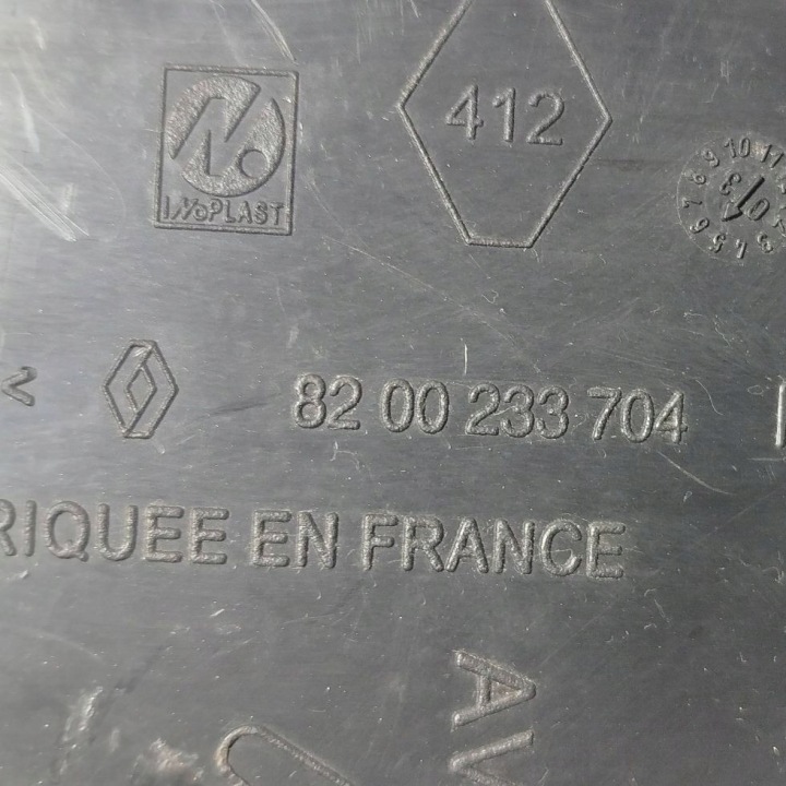 INSERT ROUES DE RÉSERVE ARRIÈRE RENAULT SCENIC II GRAND SCENIC II 8200233704