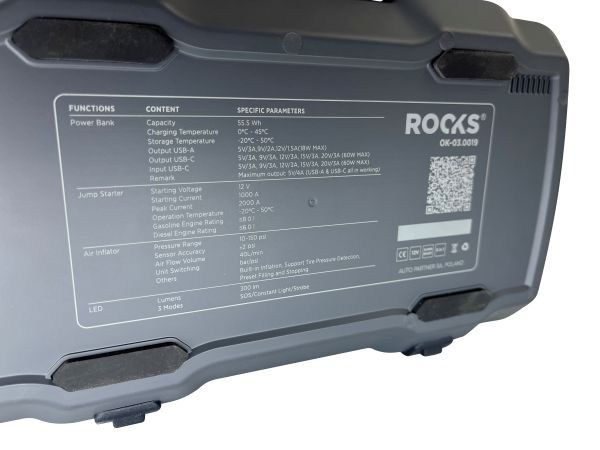 BOOSTER 12V-1000/2000 A ROOKS JA301C