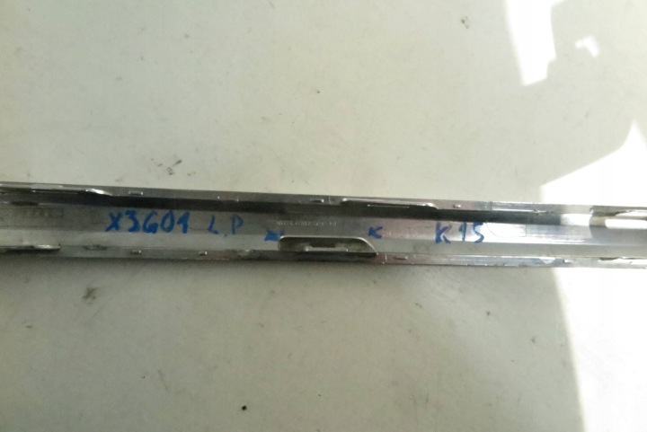 MOULURE CHROME AGRAFE PARE-CHOCS GAUCHE GAUCHE AVANT BMW X3 G01 7442493