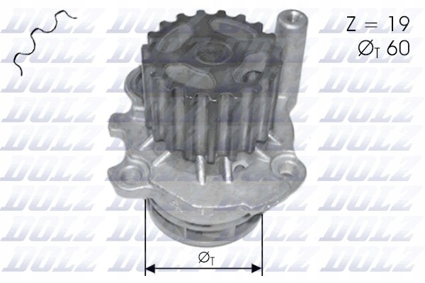 KOMPLEKTAS SKIRSTYMO SISTEMOS VW 1,4TDI 1,9T SKF nuotrauka 5