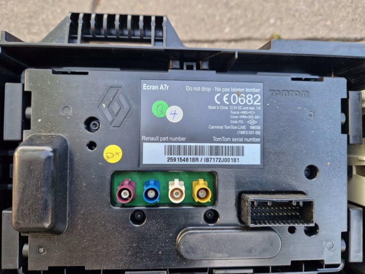 RENAULT SCENIC III MONITEUR COMPTEUR ÉCRAN NAVI 248108063R 259154618R 12R