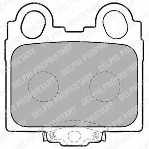 DISCOS ZAPATAS PARTE TRASERA DELPHI LEXUS GS 430 283KM 