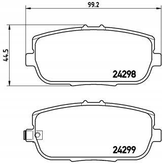 BREMBO P 49 044 COMPLET DE SABOTS DE FREIN DE FREIN photo 1 - milautoparts-fr.ukrlive.com