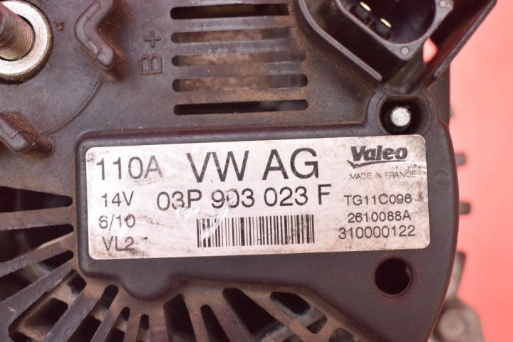 ALTERNATEUR TEST 03P903023F TG11C096 SKODA FABIA 2 II 1.2 TDI 75 KM 10-14