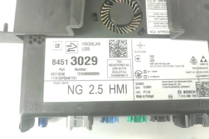 MODULE NAVIGATION OPEL ASTRA K 84513029 1.4L GASOLINE 110KW 2019