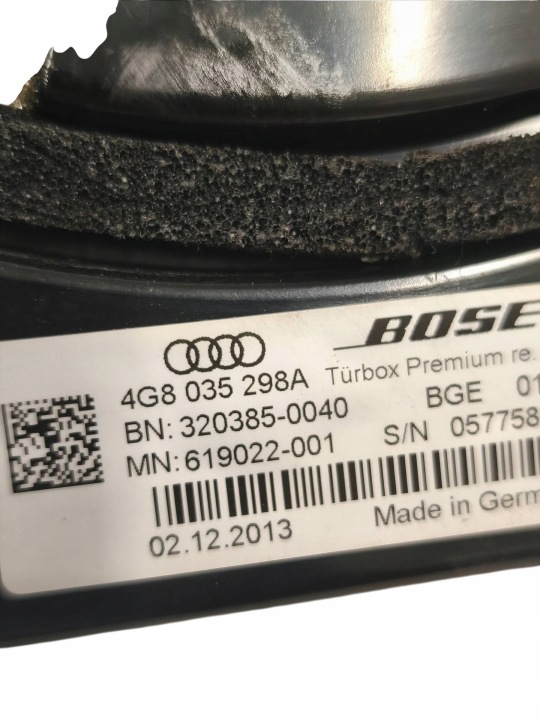 AUDI A7 S7 4G 2014 ENSEMBLE KIT AUDIO