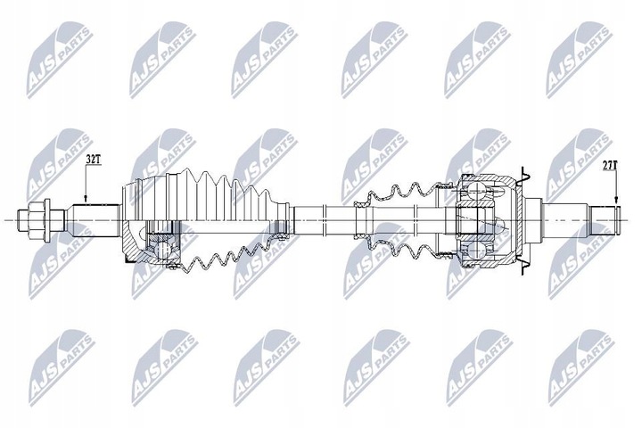 SEMI-EJE DE ACCIONAMIENTO CHRYSLER 300 AWD 09-14, DODGE CHARG 