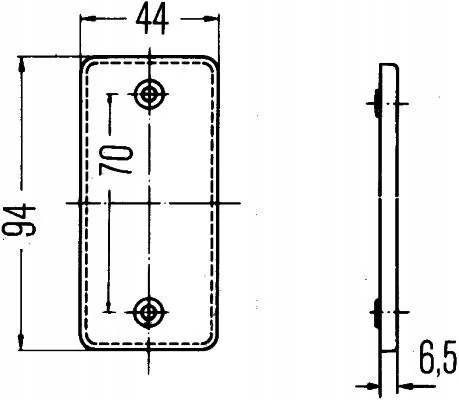 LANTERNE RÉFLÉCHISSANT HELLA 8RA003 326-001