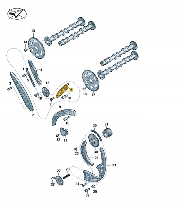 *VW AUDI WITH 059109514C GUIDE VALVE CONTROL SYSTEM photo 1 - milautoparts-fr.ukrlive.com