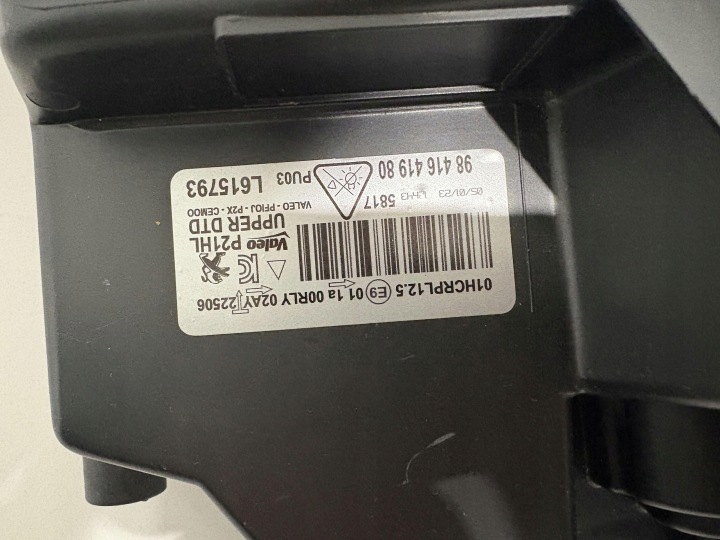 PEUGEOT 208 II 2008 II PHARE DROIT AVANT COMPLET LED 9841641980