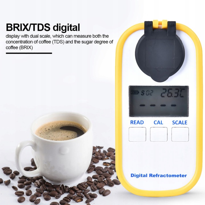 DR701 DIGITAL MONITEUR STEZENIA KAWY MESURE TESTEUR TESTERA CUKRU 6J
