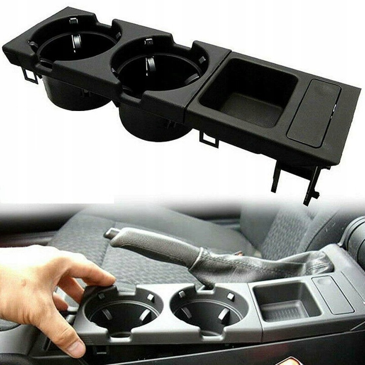 POIGNÉE SUR GODETS BOISSONS CUPHOLDER MONETNIK VERS BMW E46 KIT 51168217953