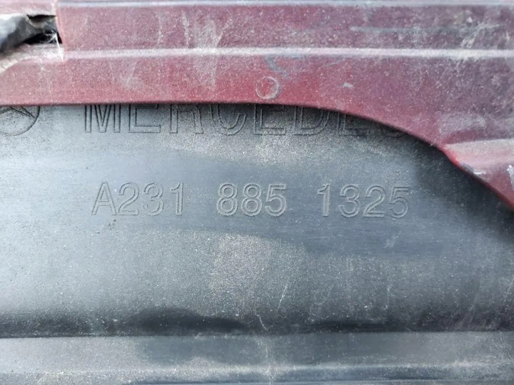 PARE-CHOCS ARRIÈRE MERCEDES-BENZ SL (R231) A2318851325 4.7L GASOLINE 320KW 2013
