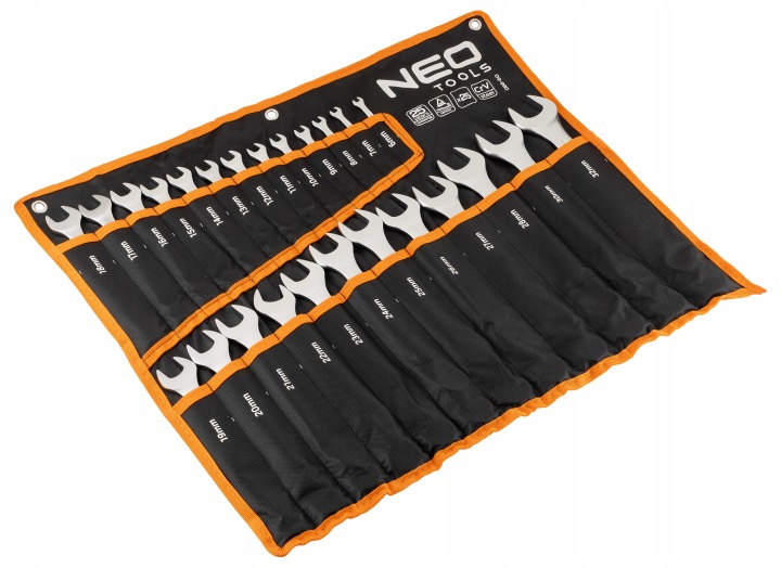 KIT CLÉS PLASKO OCZKOWYCH 6-32 MM 25 PCS SUR PLACHCIE NEO TOOLS