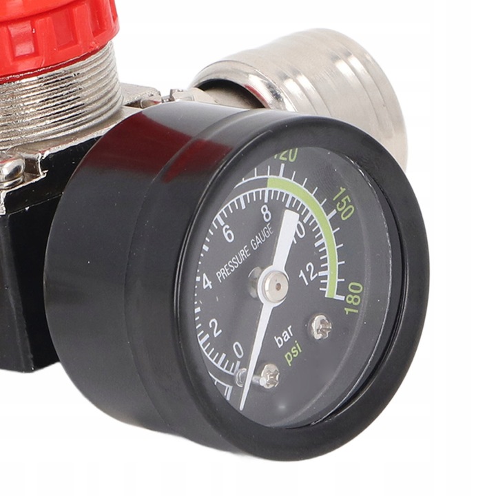 RÉGULATEUR PRESSION VERS KOMPRESOROW AIR 4 OUVERTURES 0-180 PSI AVEC MANOMÈTRE