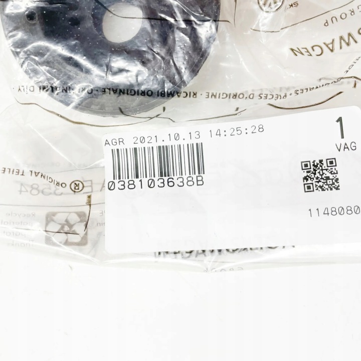 AUDI A3 8L ISOLANT COUVERCLES MOTEUR 038103638B ORIGINALE