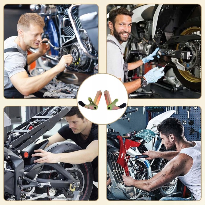 ADAPTATEURS VERS STOJAKA MOTOCYCLETTE SUR ARRIÈRE KOLO POIGNÉE SUR PAZURY VERS 400KG