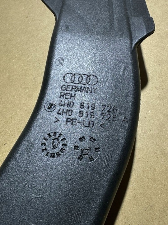 2013 AUDI A8 S8 D4 4H CANAL CONDUIT D'AIR 4H0819726A
