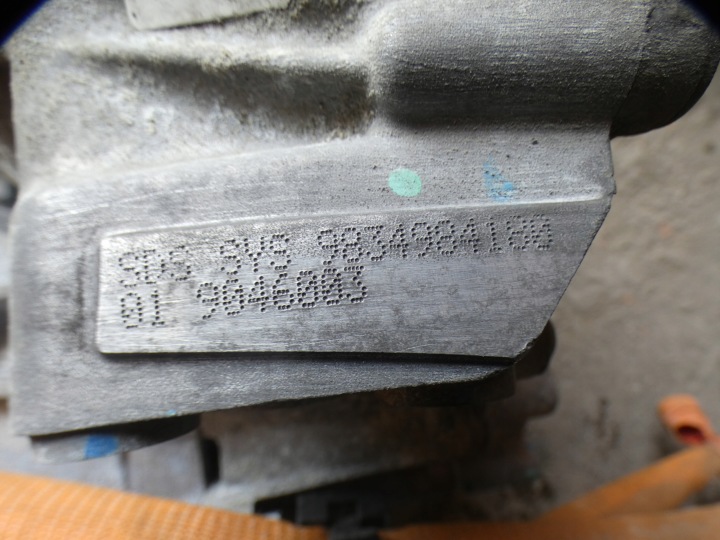 CITROEN DS7 CROSSBACK MOTEUR ÉLECTRIQUE 9834984180 V29103084B