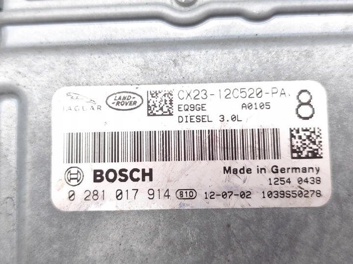 LAND ROVER DISCOVERY CONTRÔLEUR MODULE ECU 3.0 SDV6 4X4 DIESEL 0281017914