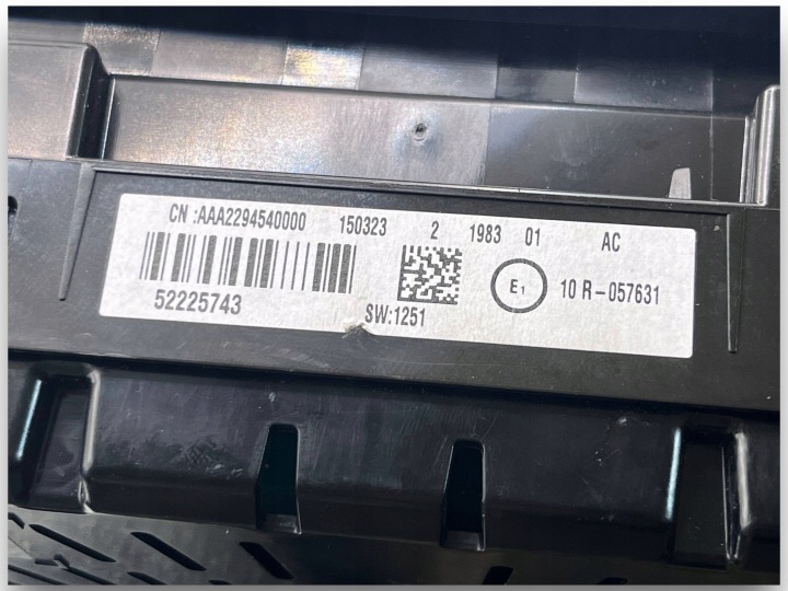 LANCIA YPSILON COMPTEUR COMPTEUR DE VITESSE AAA22944000 $J