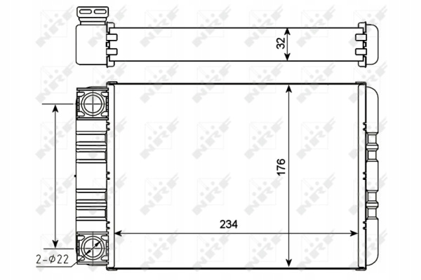 CHAUFFAGE VERS DB W203 00-