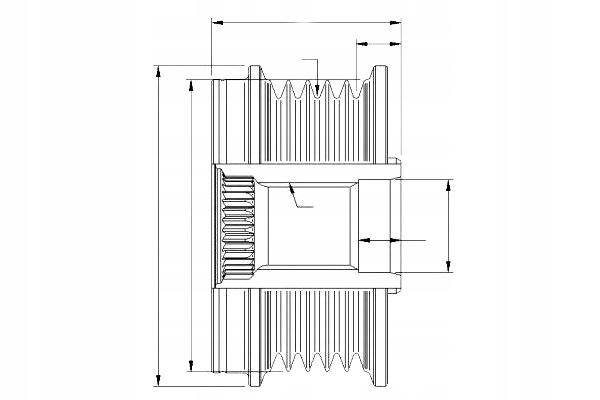 EMBRAGUE ALTERNADOR VW VOLVO 