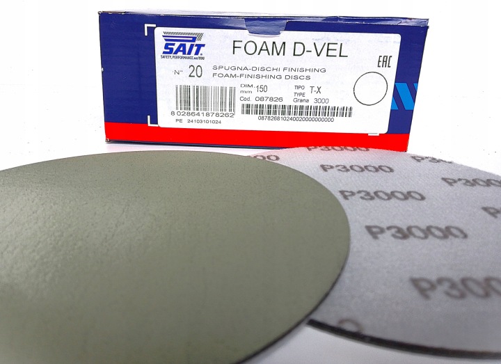 SAIT FOAM TX – KRAZEK SCIERNY VELCRO SUR PIANCE 150MM MOKRO/SUCHO – P3000