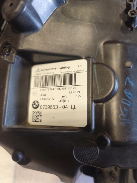 PROJECTEUR GAUCHE BMW X3 G01 2017- NR ORIGINE 8739653