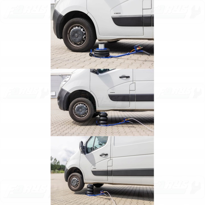ÉLÉVATEUR PNEUMATIQUE FARYS 3500 KG 140-490 MM AVEC ADAPTEREM