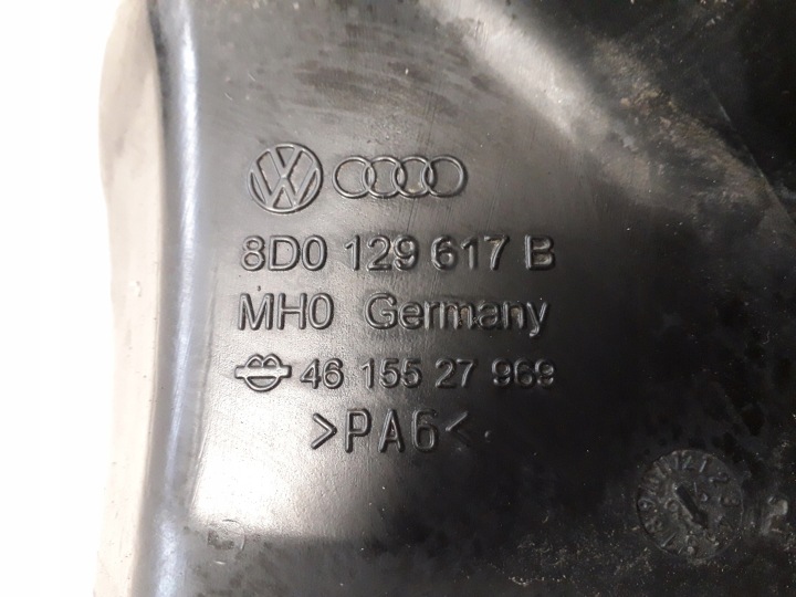 AUDI A4 B5 94-01 1.6 B TUYAU CONDUIT D'AIR CHÂSSIS FILTRE AIR 058133837
