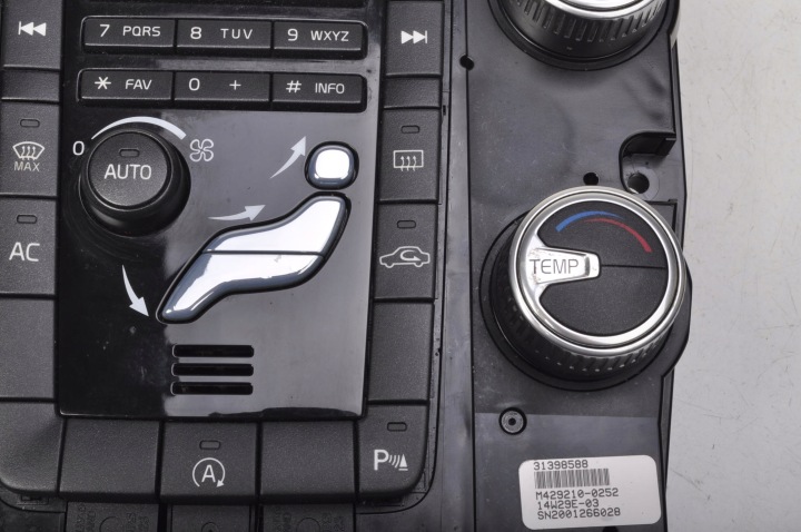 VOLVO S60 II V60 PANNEAU CLIMATISATION 31398588