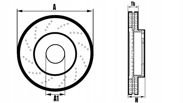 DISCOS TUNEADO 345MM + ZAPATAS PARTE TRASERA BMW 3 F30 10- 