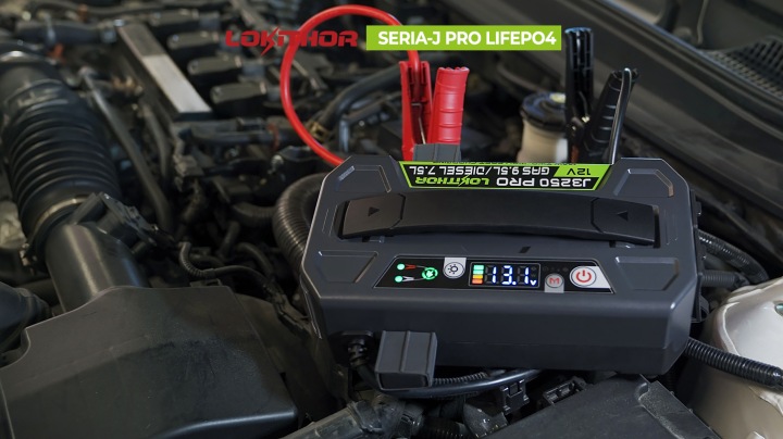 LOKITHOR J3250 PRO JUMP DÉMARREUR 12V 3250A RAPIDE CHARGEMENT LED LIFEPO4