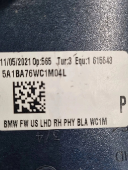 CHÂSSIS PROTECTION RÉTROVISEURS BMW 2 U06 X1 U11 CODE LAK WC1M PHY BLA 212835716