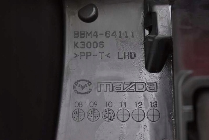 BOÎTE À GANTS PASSAGER EUROPE BBM4-64111 MAZDA 3 2 II BL 09-13
