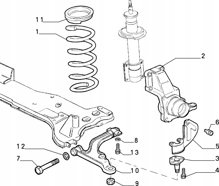 PIVOT BRAS DE SUSPENSION GAUCHE DROIT FIAT DUCATO JUMPER 94-02R CITROEN 60797627 OEM