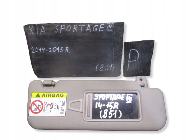 PARE-SOLEIL DROIT KIA SPORTAGE III 14-15R