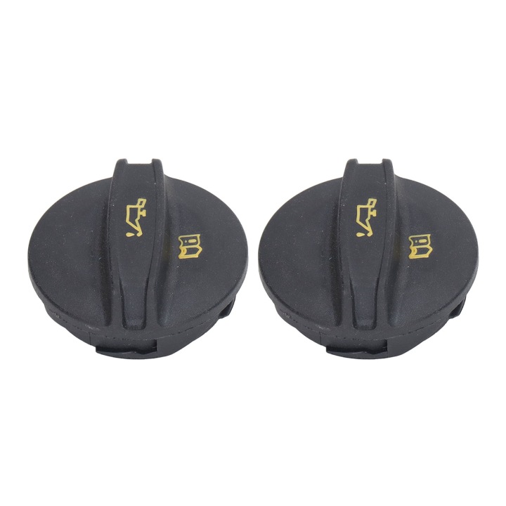 2 PCS COUVERCLE RÉSERVOIR BOUCHON GOULOTTE DE REMPLISSAGE HUILES NOIR ABS 06K103485A VERS DY