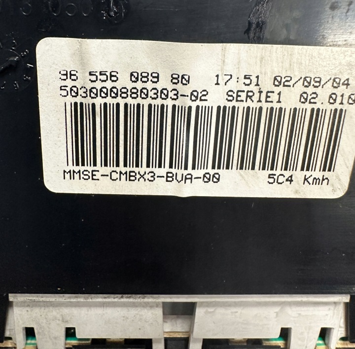 COMPTEUR CITROËN C5 III (RD_) 9655608980 2.0L GASOLINE 2006