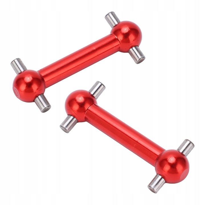 TAMIYA TT01 TT02 KIT ARBRE À CAMES NAPEDOWYCH AVEC PIED ALUMINIUM 4 PIÈCES KOSC POUR PSA ROUGE ULEPSZENIE